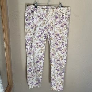 Old navy floral pixie pants